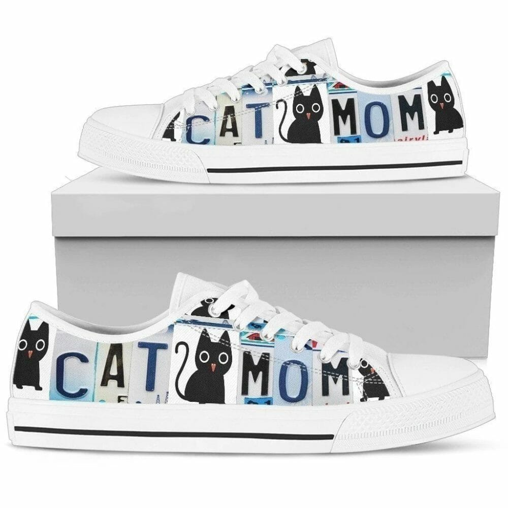 Cat Mom Funny Cat Lover Women Sneakers Style