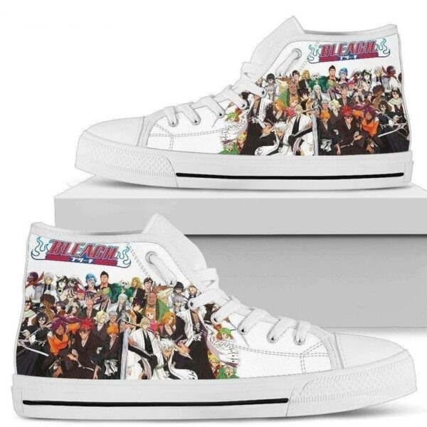 Characters Bleach Sneakers High Top Shoes Anime Fan