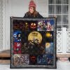 Characters In The Nightmare Before Christmas Premium Quilt Blanket Cartoon Home Decor Custom For Fans 3