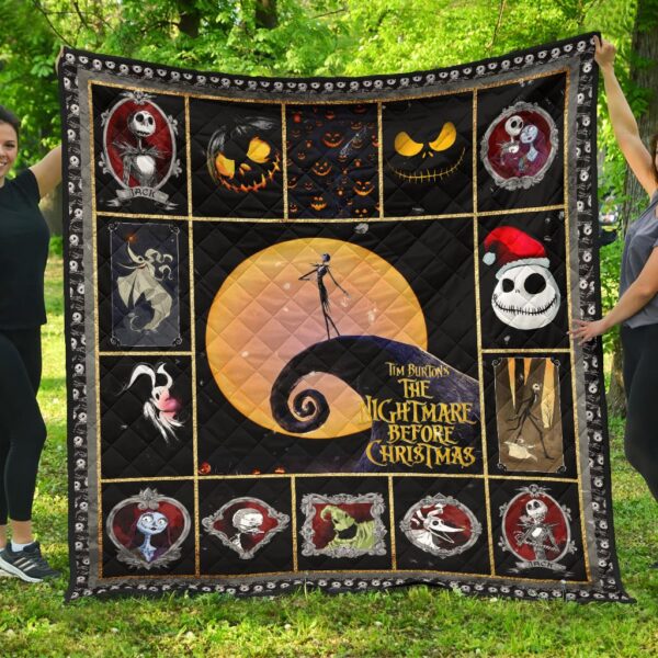 Characters In The Nightmare Before Christmas Premium Quilt Blanket Cartoon Home Decor Custom For Fans