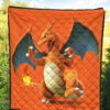 Charizard Quilt Blanket Gift For Pokemon Fan 1