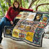 Cheers Drinking Beer Premium Quilt Blanket Hobby Home Decor Custom For Fans 9