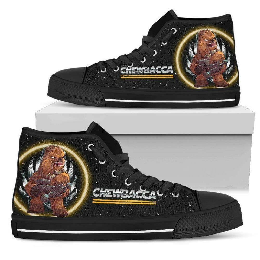 Chewbacca Sneakers High Top Shoes Fan