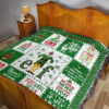 Christmas Elf Quilt Blanket Funny Xmas Gift Idea 19