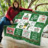 Christmas Elf Quilt Blanket Funny Xmas Gift Idea 11