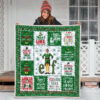 Christmas Elf Quilt Blanket Funny Xmas Gift Idea 3