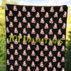 Christmas Premium Quilt | 101 Dalmatians Dog Wearing Xmas Clothes Patterns Quilt Blanket 5