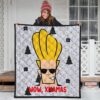 Christmas Premium Quilt | Cool Johnny Bravo Wow Xmamas Patterns Quilt Blanket 3