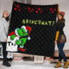 Christmas Premium Quilt | Grinchmat Grinch Stealing Xmas Artwork Quilt Blanket 1