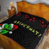 Christmas Premium Quilt | Grinchmat Grinch Stealing Xmas Artwork Quilt Blanket 19