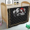 Christmas Premium Quilt | Jack And Sally Love Evil Jack Patterns Quilt Blanket 21