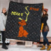 Christmas Premium Quilt | Max With Deer Antler Merry Xmas Artwork Quilt Blanket 1