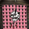 Christmas Premium Quilt | RIP Knife Through Skull Coffin Patterns Quilt Blanket 7