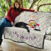 Christmas Premium Quilt | Tweety Sitting On Sylvester Star Patterns Quilt Blanket 11