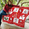 Christmas Unicorn Quilt Blanket Xmas Gift For Unicorn Lover 11