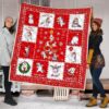 Christmas Unicorn Quilt Blanket Xmas Gift For Unicorn Lover 1