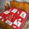 Christmas Unicorn Quilt Blanket Xmas Gift For Unicorn Lover 19