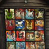 Classic Guitar Quilt Blanket Gift For Guitar Lover 7