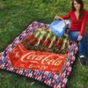 Coke Cola Retro Aesthetic Patterns Premium Quilt Blanket 9