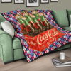 Coke Cola Retro Aesthetic Patterns Premium Quilt Blanket 17