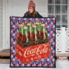 Coke Cola Retro Aesthetic Patterns Premium Quilt Blanket 3