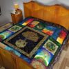 Colorful Graphic Tree of Life Quilt Blanket For Earth Lover 15