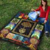 Colorful Graphic Tree of Life Quilt Blanket For Earth Lover 5