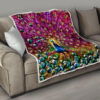 Colorful Peacock Quilt Blanket Gift For Peacock Lover 13