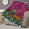 Colorful Peacock Quilt Blanket Gift For Peacock Lover 15