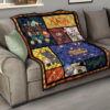 Cute Harry Potter Quilt Blanket Chibi Style Harry Potter Blanket Bedding 15