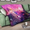 Darling In The Franxx Anime Premium Quilt - Cute Little Zero Two And Hiro Holding Hands Quilt Blanket 17