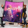 Darling In The Franxx Anime Premium Quilt - Cute Little Zero Two And Hiro Holding Hands Quilt Blanket 1
