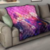 Darling In The Franxx Anime Premium Quilt - Cute Little Zero Two And Hiro Holding Hands Quilt Blanket 15
