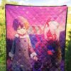 Darling In The Franxx Anime Premium Quilt - Cute Little Zero Two And Hiro Holding Hands Quilt Blanket 5