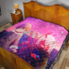 Darling In The Franxx Anime Premium Quilt - Cute Little Zero Two And Hiro Holding Hands Quilt Blanket 19