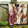 Darling In The Franxx Anime Premium Quilt | Cute Zero Two Red Bodysuit And Strelizia Quilt Blanket 13