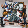 Darling In The Franxx Anime Premium Quilt | Darling Strelizia Drawing Artwork White Quilt Blanket 1