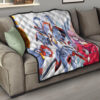 Darling In The Franxx Anime Premium Quilt | Darling Strelizia Fighting Mode And Zero Two Smiling Quilt Blanket 15