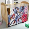 Darling In The Franxx Anime Premium Quilt | Darling Strelizia Fighting Mode And Zero Two Smiling Quilt Blanket 21
