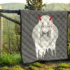Darling In The Franxx Anime Premium Quilt - Evil Zero Two Ghost Red And White Artwork Quilt Blanket 13