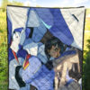 Darling In The Franxx Anime Premium Quilt - Ichigo Code 015 With Blue Franxx Quilt Blanket 5
