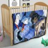 Darling In The Franxx Anime Premium Quilt - Ichigo Code 015 With Blue Franxx Quilt Blanket 21