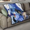 Darling In The Franxx Anime Premium Quilt - Ichigo Code 015 With Blue Franxx Quilt Blanket 15