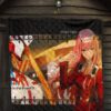 Darling In The Franxx Anime Premium Quilt - Mature Zero Two At School Artwork Quilt Blanket 7