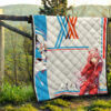 Darling In The Franxx Anime Premium Quilt - Sexy Zero Two In Red Suit Artwork Quilt Blanket 13