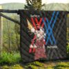 Darling In The Franxx Anime Premium Quilt | Zero Two Horns With Strelizia Quilt Blanket 13
