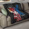 Darling In The Franxx Anime Premium Quilt | Zero Two Horns With Strelizia Quilt Blanket 15