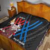 Darling In The Franxx Anime Premium Quilt | Zero Two Horns With Strelizia Quilt Blanket 19