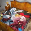 Darling In The Franxx Anime Premium Quilt | Zero Two Red Bodysuit Driving Strelizia Quilt Blanket 19