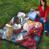 Darling In The Franxx Anime Premium Quilt | Zero Two Red Bodysuit Driving Strelizia Quilt Blanket 9